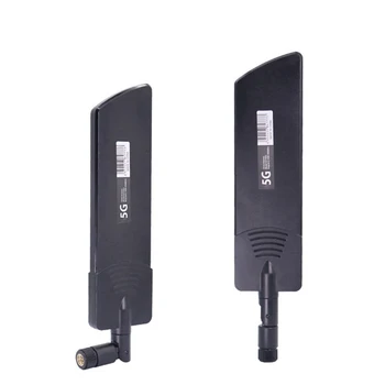 2X 600-6000 МГц 2G 3G GSM GPRS 4G 5G Усилитель сигнала LTE с высоким коэффициентом усиления 40 Дби WIFI Антенна Black A