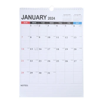 Качественный ежемесячный календарь Настенные календари Простые в использовании и долговечные календари 2023 2024 Рекордное событие на 18 месяцев