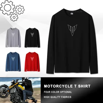 Новая футболка для Yamaha MT07 MT09 MT10 MT01 MT125 MT25 MT03, мотоциклетная хлопковая повседневная футболка с принтом, футболки