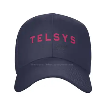 Логотип TELESYS Telecom Модная качественная джинсовая кепка, вязаная шапка, бейсболка