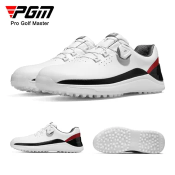 Мужская обувь для гольфа PGM, шнурки для обуви с защитой от бокового скольжения, водонепроницаемая мужская спортивная обувь, кроссовки XZ259