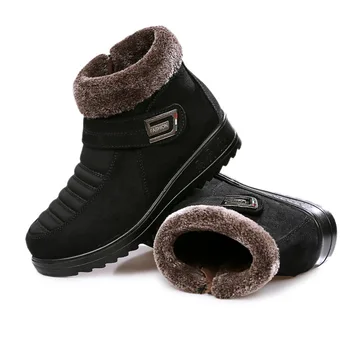 Женские короткие сапоги Большие размеры Зимние ботинки для женщин Зимняя теплая обувь Модные зимние ботинки Теплая плюшевая обувь Зимняя женская