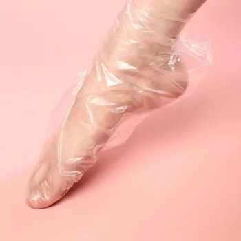 Прозрачные Одноразовые сумки для ног Detox SPA, чехлы для удаления омертвевшей кожи, педикюр, предотвращающий инфекцию, Удаляющий Потрескавшиеся инструменты для ухода за ногами