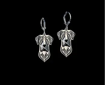 Серьги-подвески с натуральными ушами немецкого дога, серьги для домашних собак (2 цвета без словосочетания)