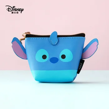 Disney Minnie Mouse портативная косметическая сумка для макияжа многоцелевого хранения tsum coin мультяшный кошелек сумочка для макияжа из искусственной кожи