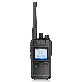 Цветной дисплей BF-TD512 IP68 DMR Ручной GPS-рации с двусторонним радиовещанием Walkie Talkie