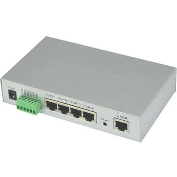 Горячий промышленный 4-портовый сервер устройств с последовательным портом RS-232/422/485 ATC-2004