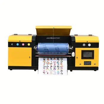 A4 A3 UV DTF Принтер Наклеек Small Sticker PET FILM Transfer Печатная Машина Для Ламинирования Пленки из Золотой Фольги 2 В 1