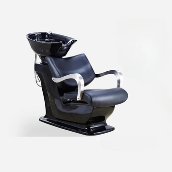 Парикмахерская, кресло для отдыха с шампунем для промывки кровати и мытья волос в стиле сидения с шампунем для промывки головы в домашних условиях