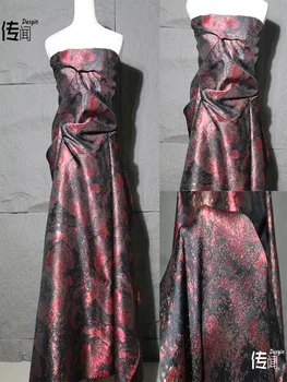 Светоотражающее Платье из Нерегулярной Жаккардовой Ткани Cloud Gilt Cheongsam Clothing Дизайнерские Ткани