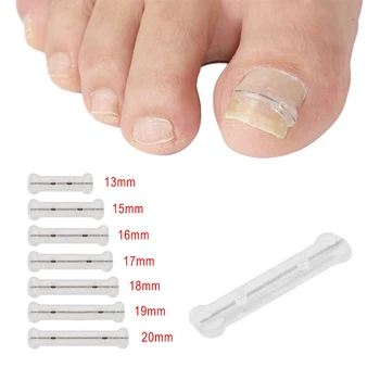 Инструмент для коррекции вросшего ногтя на ноге Средство для лечения вросшего ногтя на пальце Ноги Эластичный пластырь Наклейка Для выпрямления Зажим Скоба Инструмент для педикюра