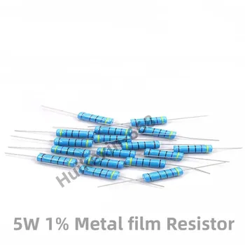 Сопротивление металлического пленочного резистора, 0,1 R 10 М, 1 Ком 1.2 1.3 3.3 10 22 33 120 360 18 390 470 82 ом R K 10 К 100 К 1 М, 5 Вт, 10 шт. в партии