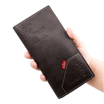 Новый модный Универсальный тренд Ретро Длинный кошелек с тиснением Multi Card Zero Wallet Кошелек на молнии