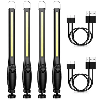Новый светодиодный фонарик COB Магнитный Рабочий фонарь USB Перезаряжаемый фонарь с крючком Портативный Фонарь для осмотра Кемпинговая Лампа для ремонта автомобилей