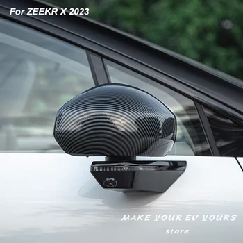 Для ZEEKR X 2023 Светоотражающее Зеркало, Защитная Крышка От Столкновений, Декоративные Наклейки, Аксессуары