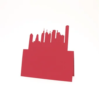 Карты мест в Буффало-Сити, Нью-Йорк, карты Свадебного Сопровождения, Карта Горизонта Города, Свадебная открытка в Деревенском стиле, Карта Мест в Буффало, Нью-Йорк