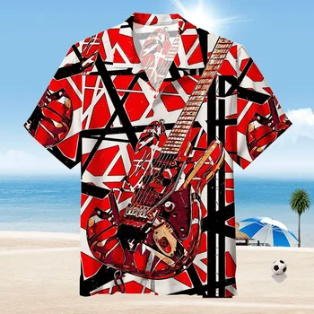Летняя гавайская рубашка унисекс в стиле ретро, стиль гавайской рубашки 1