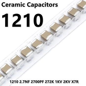 (10шт) Керамические конденсаторы 1210 2.7НФ 2700PF 272K 1KV 2KV X7R 3225 SMD