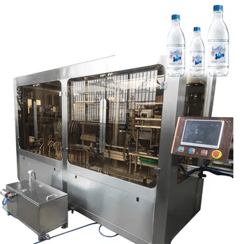 YG Полноавтоматическая машина для розлива минеральной воды в формы и уплотнения Линия по производству полипропиленовых бутылок с 10 головками Прямоточная машина для розлива