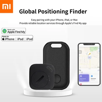Мини-локатор Xiaomi Smart Tag GPS-трекер Работает, найдите Мое приложение, замена ключа, кошелька, сумки, поиск домашних животных, мини-поисковик глобального позиционирования