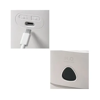 Портативный Мини-Диффузор USB Увлажнитель Воздуха Масляный Ночник Холодный Туман Распылитель Подарок Черный